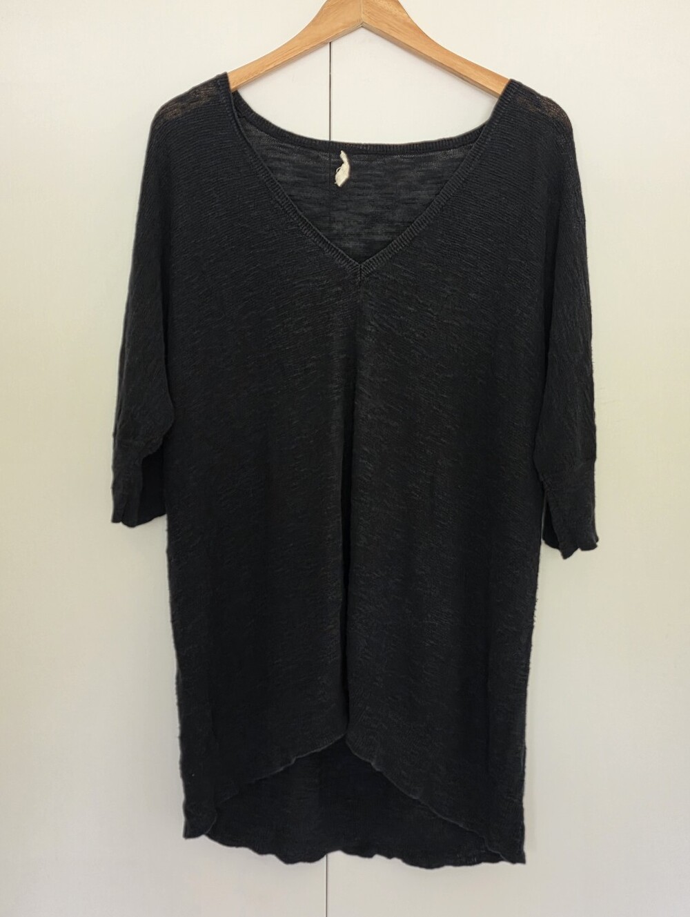 Slouchy Fit Black Sweater
